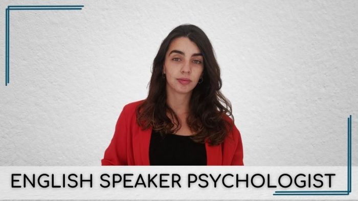 Irene Serrano Neira English speaker psychologist